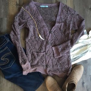 Maurice’s lace & cotton cardigan